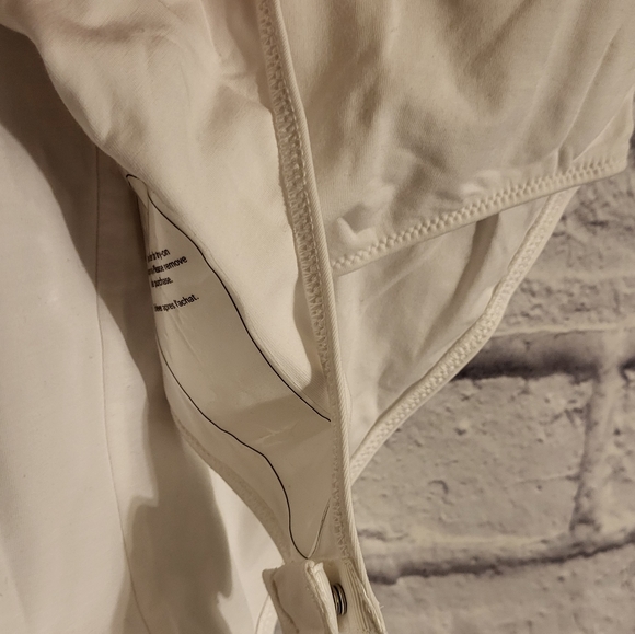 🥈Everlane White Shortsleeve Crewneck Bikini Bodysuit - Picture 4 of 8